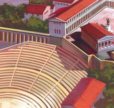 古代ギリシャの劇場 作： English School