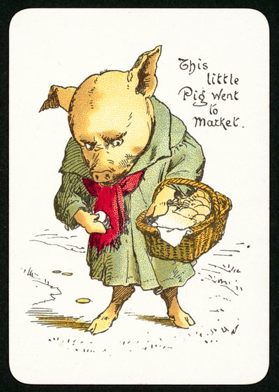 This Little Pig Went To Market」（カラーリトグラフ版） 作： English School