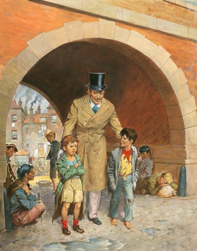 トーマス・バーナルド：貧者のチャンピオン 作： English School