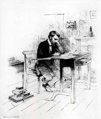 トーマス・カーライル（1795-1881） 作： English School