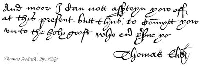 Thomas Goodrich、Bp：of Ely 作： English School