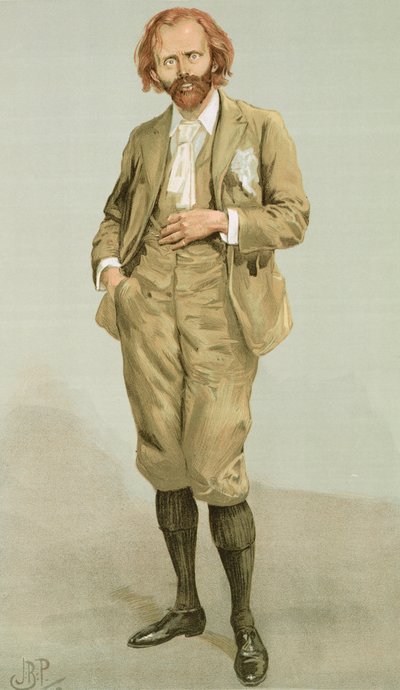 1896年7月にパンチマガジンに掲載された、今日の男性のトーマスホールケイン（1853〜1931年）のイラスト 作： English School