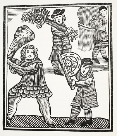 Thomas Hickathrift、John Ashtonによる18世紀のChap-booksのイラスト、パブ。 1882 作： English School