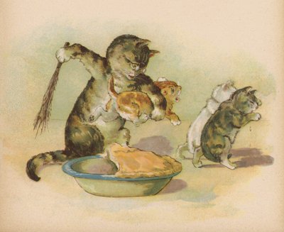 ミトンをなくした三匹の子猫 (クロモリソ) 作： English School