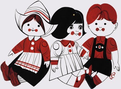 3つの人形 作： English School