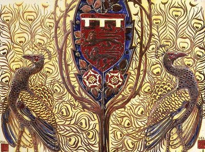 タイル、ピルキントン ロイヤル ランカスターン ポタリー 1892年創業（陶器） 作： English School