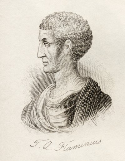 Titus Quinctius Flamininus、「クラブの歴史辞典」より1825年発行 作： English School