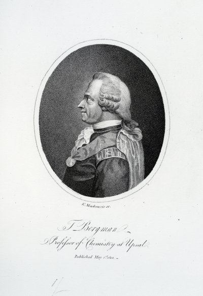 K.マッケンジーによって刻まれたTorbern Olof Bergman、1801年 作： English School