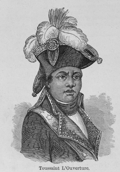 Toussaint L&39;Ouverture（c.1743-1803）、Samuel Hazardによる &39;Santo Domingo Past and Present&39;から。 1873年 作： English School