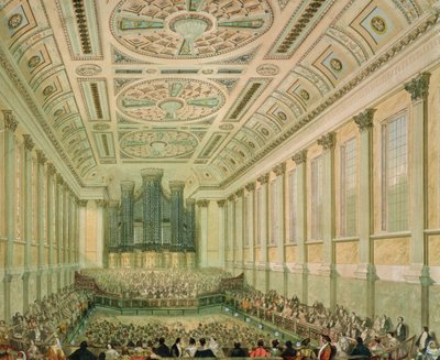 市庁舎、インテリア、1855-1875 作： English School