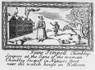 Jeane Tempellのトレードカード、Chimbley Swepers 作： English School