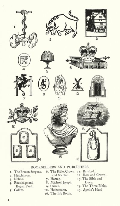 トレードサイン。書店・出版社（リソグラフ 作： English School
