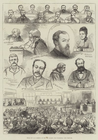 中毒のためのオールドベイリーでのGHラムソンの裁判 作： English School