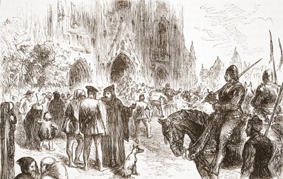 ジェロームの裁判：文を待って、ジェームスAitkenワイリー（1808年-1890年）によるプロテスタンティズムの歴史からのイラスト、パブ。 1878 作： English School