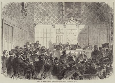 フランスにおける労働者「国際協会」会員の裁判（エングレーヴィング） 作： English School