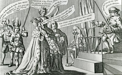 味の広大な地域の主権皇后の裁判、1771年 作： English School