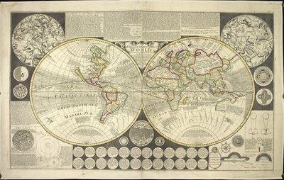 二半球の世界地図 作： English School