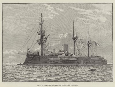 フランス海軍の種類、レドゥータブル、アイアンクラッド（彫刻 作： English School