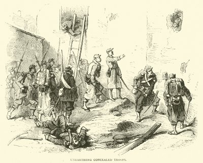 1871年1月、隠された軍隊を発掘 作： English School