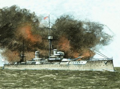 正体不明のイギリス駆逐艦 作： English School
