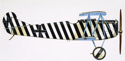 正体不明の複葉機 作： English School