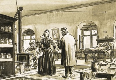 正体不明の病院シーン 作： English School
