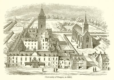 グラスゴー大学、1650年 作： English School