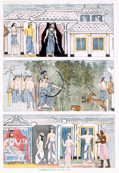 Usseeratanam Rajah、パートI、エドワードアップハム著、仏教の歴史と教義、1829年（414248も参照） 作： English School