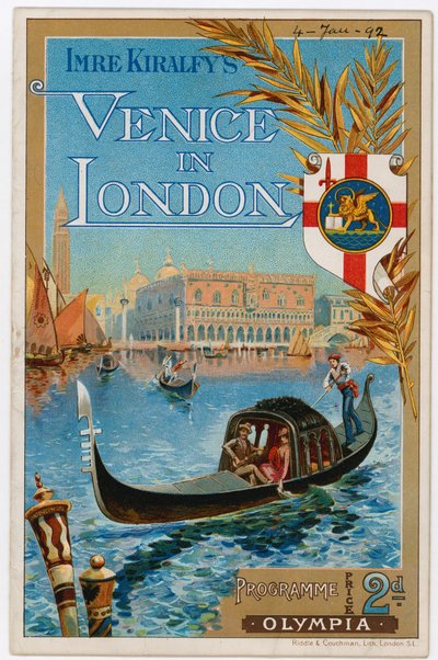 1892年のオリンピアのロンドンのベニス 作： English School