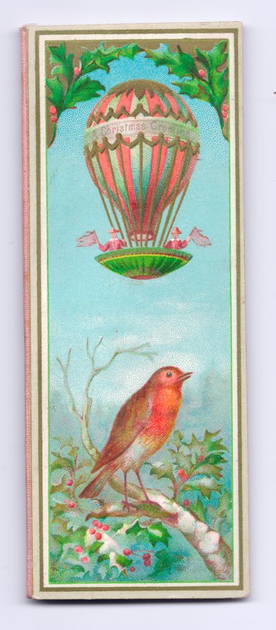 ビクトリア朝のクリスマスカード、1880年頃 作： English School