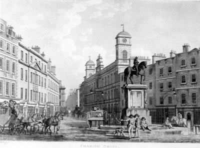 ノーサンバーランドハウス、1795年に向かってチャリングクロスを表示します。 作： English School