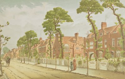 ベッドフォードパークの眺め、1882年 作： English School