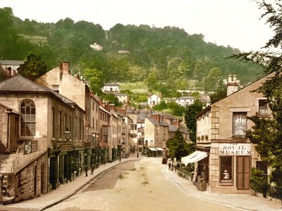マトロックバスの景色（手彩色写真） 作： English School