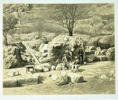 チャールズトーマスニュートン（1816-94）によるヘリカルナッソス、クニドゥス、および枝科での病の歴史からの火星の神殿の眺め（1862年発行） 作： English School