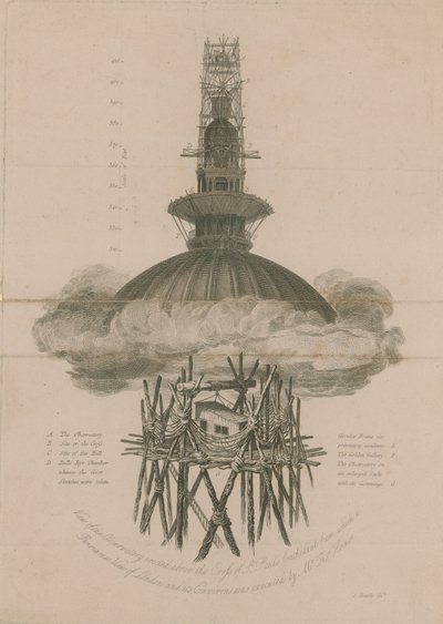 セントポールズクロスの真上に建つ展望台の眺め 作： English School