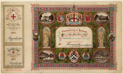 ロンドン公社のエッピングフォレスト訪問、1875年 作： English School