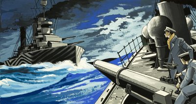 軍艦は海で戦う 作： English School
