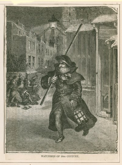 18世紀の監視人 作： English School