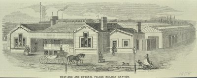 West End and Crystal Palace Railway Station, Queenstown Road 作： English School