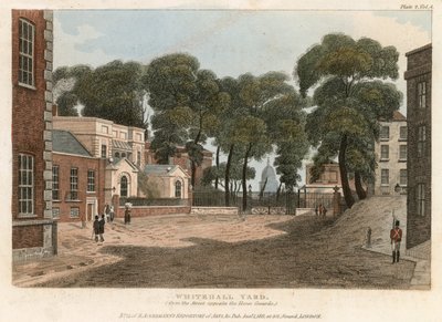 ホワイトホールコートまたはヤード、バンブラハウス、1898年に解体 作： English School