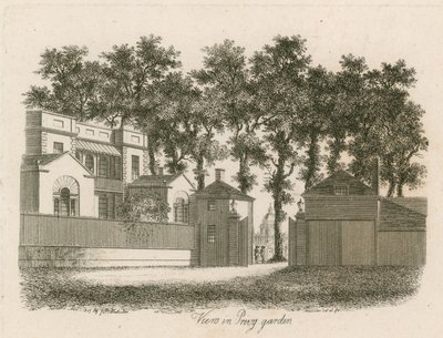 ホワイトホールコートまたはヤード、バンブラハウス、1898年に解体 作： English School