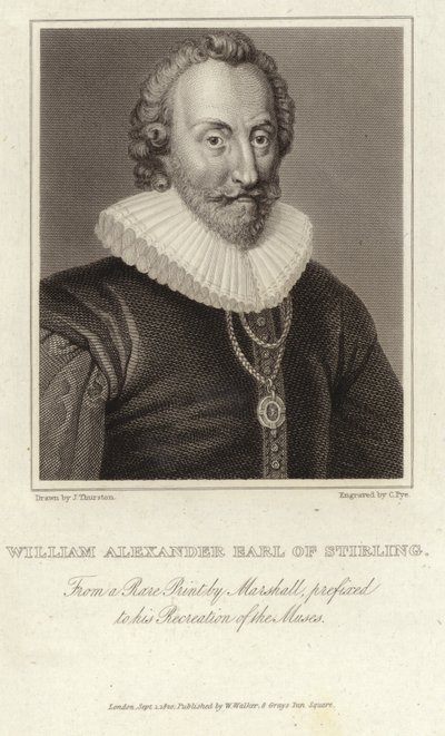 ウィリアム・アレクサンダー、スターリング初代伯爵（1570年頃？1640年9月12日） 作： English School