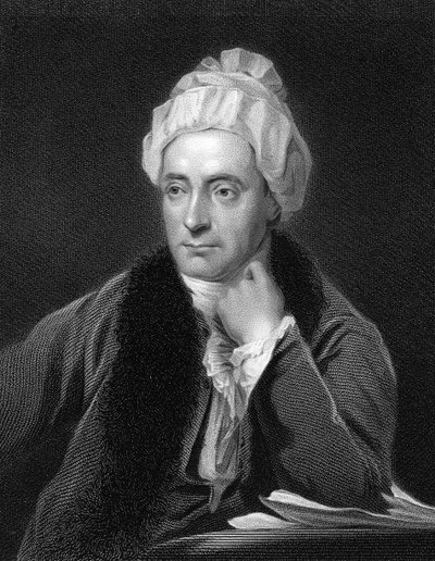 ウィリアムホールによって彫刻されたウィリアムカウパー、1853年頃 作： English School