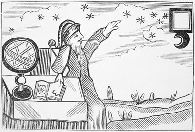 ウィザード月と星のコンサルティング、esotericaのchapbooksのコレクションからのイラスト 作： English School