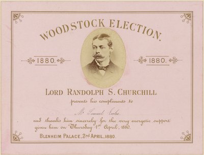 ウッドストック選挙1880 作： English School