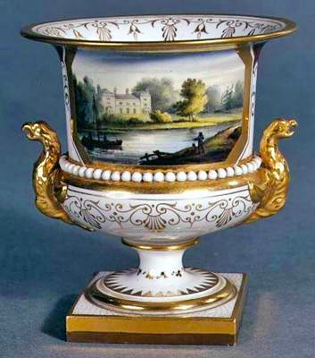 Flight, Barr and Barr作 Worcester vase, c.1830-35 (セラミック) 作： English School