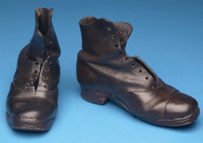作業用ブーツ、1900年頃（革） 作： English School