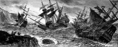 スペイン無敵艦隊の残骸 作： English School