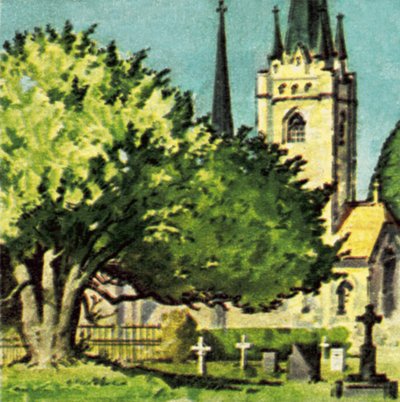 教会の庭のイチイ 作： English School
