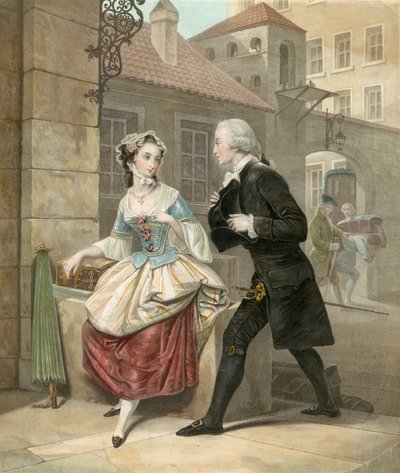 若い男が若い女の子との会話 作： English School